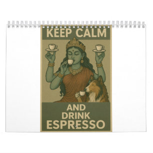Keep Calm and Drink Espresso Calendar