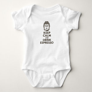 Keep Calm and Drink Espressp Baby Bodysuit
