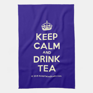 Keep Calm and Drink Tea Kitchen Towel