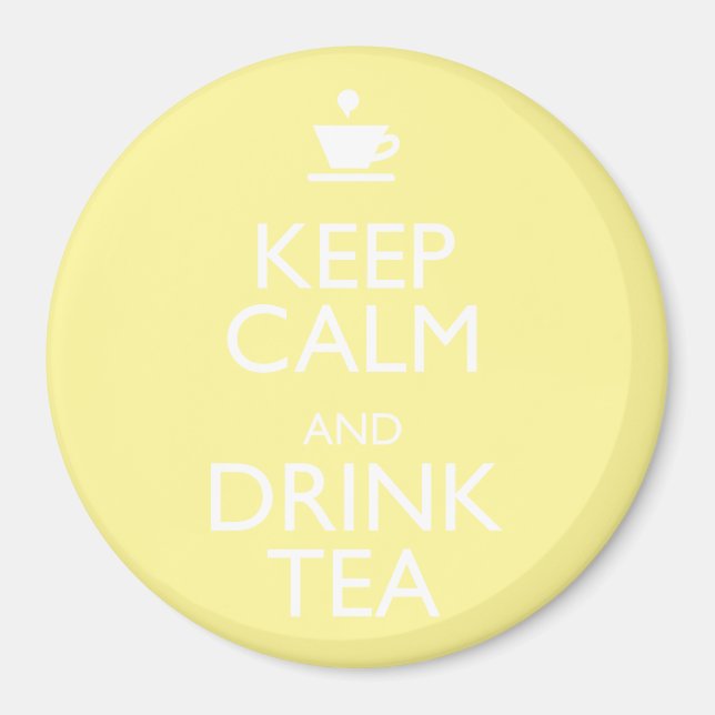 KEEP CALM AND DRINK TEA MAGNET (Front)