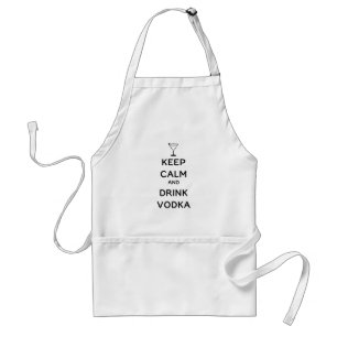 Keep Calm and Drink Vodka Standard Apron
