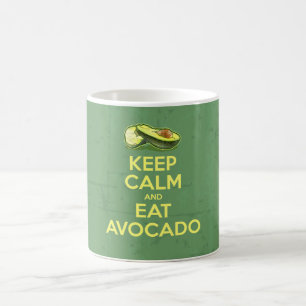 Keep Calm And Eat Avocado Coffee Mug
