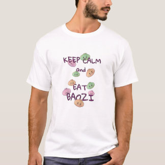 Keep Calm and Eat Baozi – Cute Dumpling Shower T-Shirt