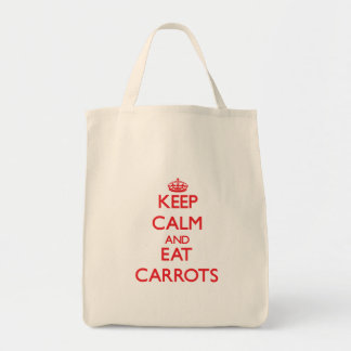 Keep calm and eat Carrots Tote Bag