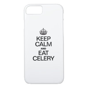 KEEP CALM AND EAT CELERY iPhone 8/7 CASE