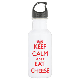 Keep calm and eat Cheese 532 Ml Water Bottle