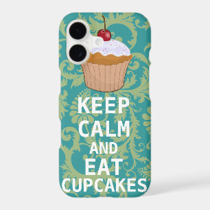 KEEP CALM AND Eat Cupcakes change teal any colour