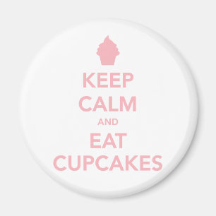 Keep Calm and Eat Cupcakes magnet