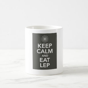 KEEP CALM AND EAT LEP COFFEE MUG