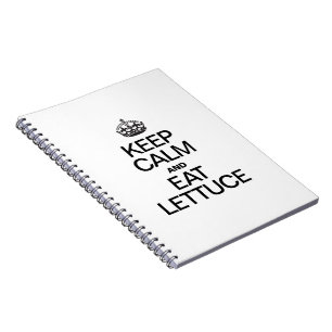 KEEP CALM AND EAT LETTUCE NOTEBOOK