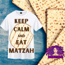 Keep Calm and eat Matzah Funny Passover Design