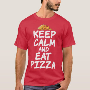 Keep Calm and eat Pizza Lover Premium  T-Shirt