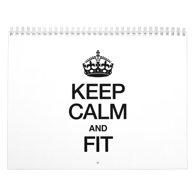 KEEP CALM AND FIT CALENDAR (Cover)