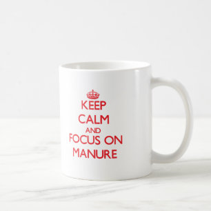 Keep Calm and focus on Manure Coffee Mug