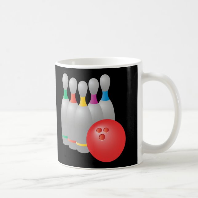 KEEP CALM AND GAME ON - Bowling Coffee Mug (Right)