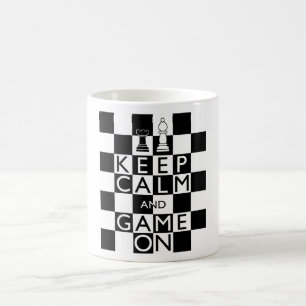 KEEP CALM AND GAME ON - Chess Coffee Mug