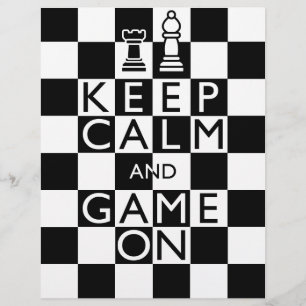 KEEP CALM AND GAME ON - Chess Flyer