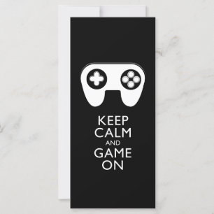 KEEP CALM AND GAME ON - Game pad