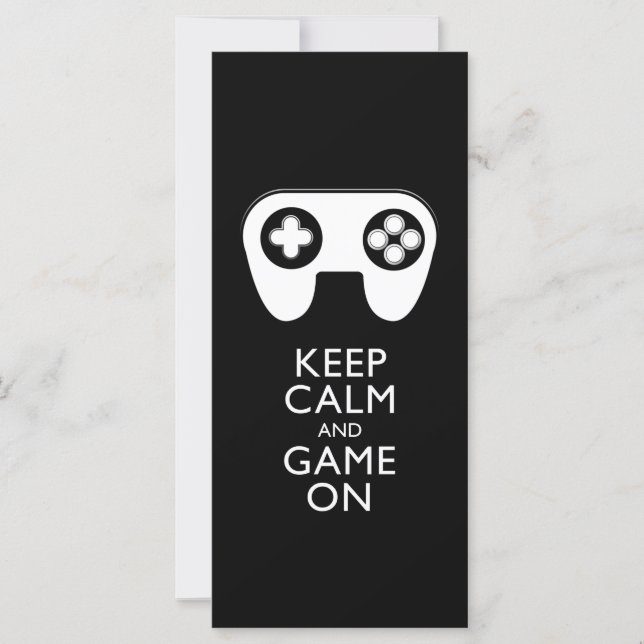 KEEP CALM AND GAME ON - Game pad (Front)