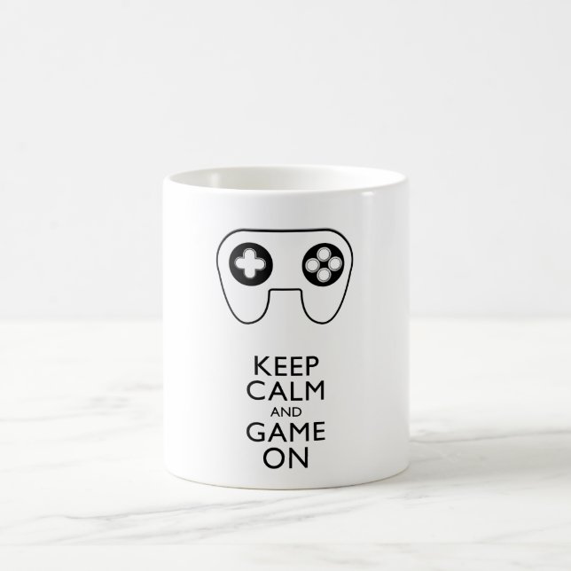 KEEP CALM AND GAME ON - Game pad Coffee Mug (Center)