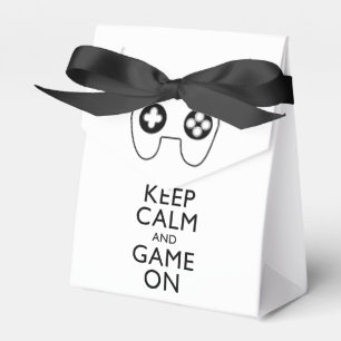 KEEP CALM AND GAME ON - Game pad Favor Box