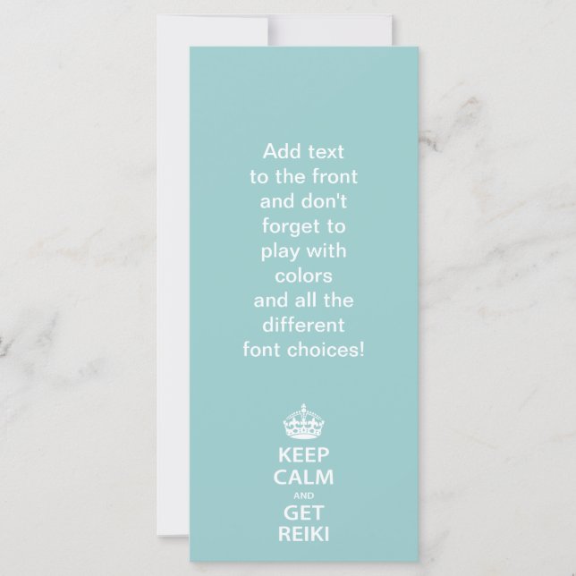 Keep Calm and Get Reiki (Front)