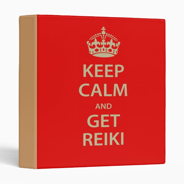 Keep Calm and Get Reiki Binder (Front/Spine)