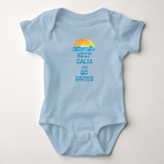 Keep Calm and Go Diving - Baby Bodysuit
