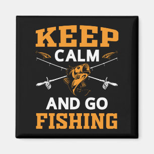 Keep Calm And Go Fishing Magnet