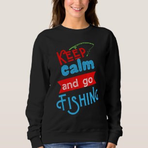 Keep Calm And Go Fishing Tee  Funny Fisherman Fish