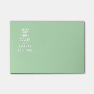 Keep Calm and Go to the Spa Post-it Notes