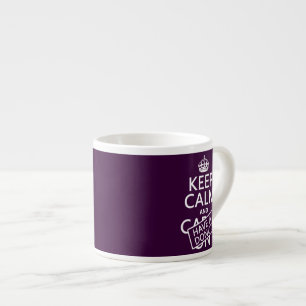 Keep Calm and Have a Doughnut Espresso Cup