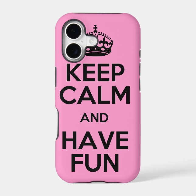 Keep Calm and Have Fun case (Back)