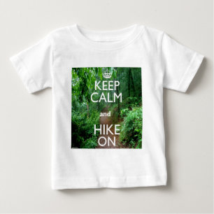 Keep Calm and Hike On Baby T-Shirt