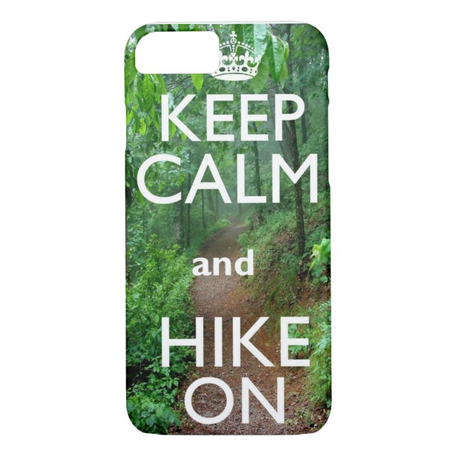 Keep Calm and Hike On Case-Mate iPhone Case (Back)