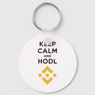 Keep Calm and Hodl Binance Keychain