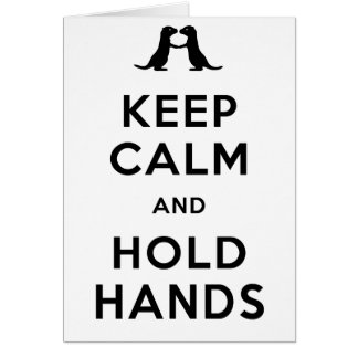 Keep Calm and Hold Hands (Otters Holding Hands)