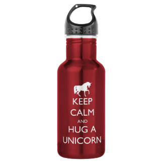 Keep Calm and Hug a Unicorn 532 Ml Water Bottle