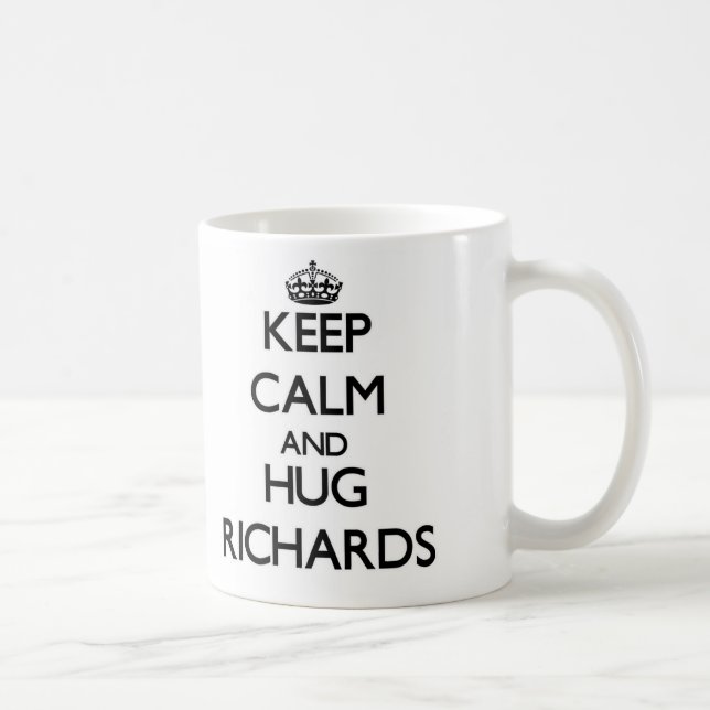 Keep calm and Hug Richards Coffee Mug (Right)