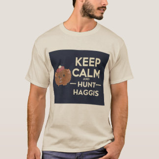 Keep Calm and Hunt Haggis Scottish  T-Shirt