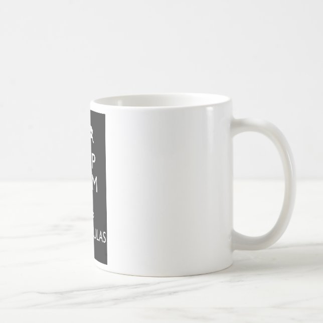 Keep Calm And Keep Tarantulas Coffee Mug (Right)