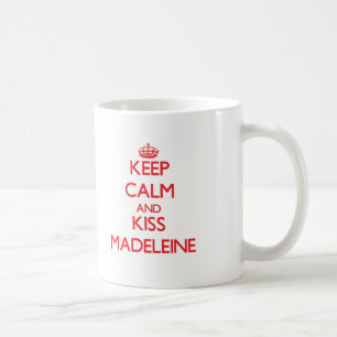 Keep Calm and Kiss Madeleine Coffee Mug