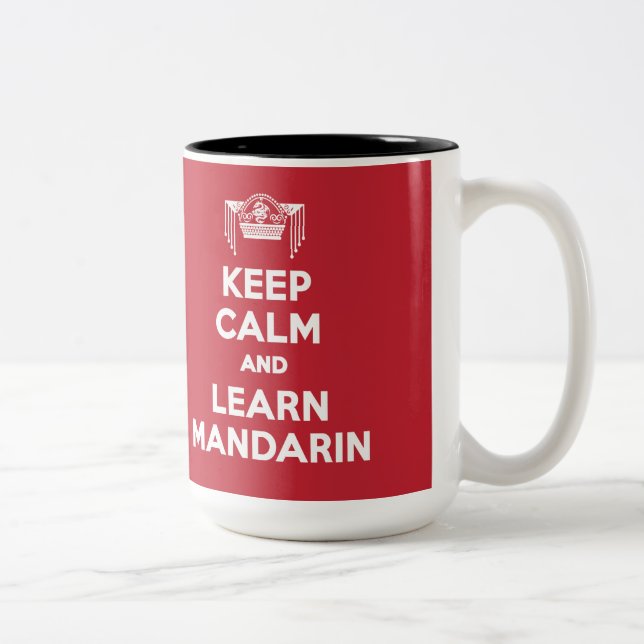 Keep Calm and Learn Mandarin Mug (Right)