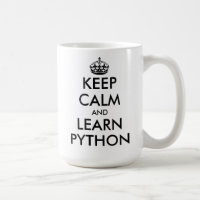 Keep calm and learn Python funny software engineer