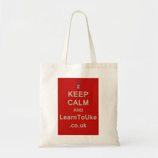 Keep Calm and LearnToUke Tote Bag