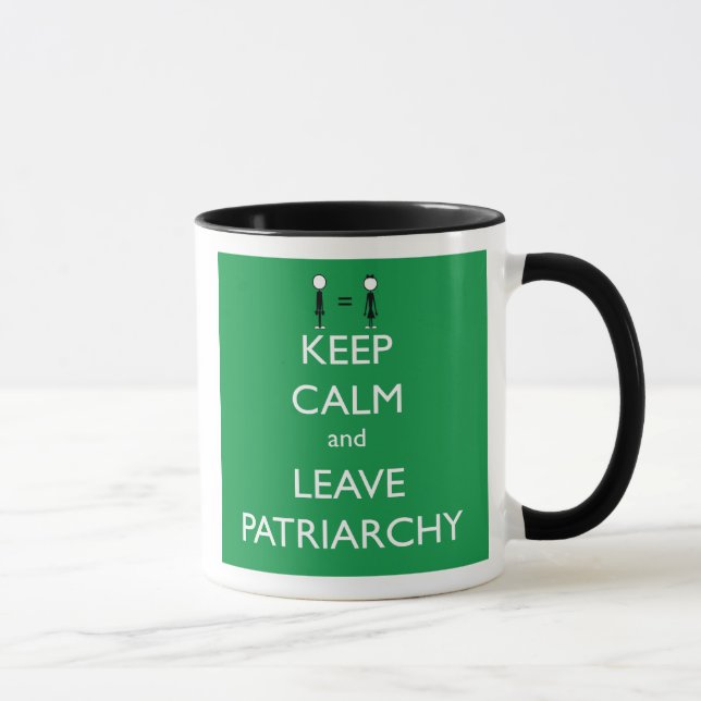 Keep Calm and Leave Patriarchy Mug (Right)