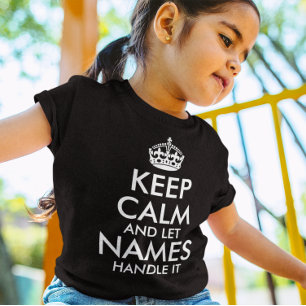 keep calm and let add your own name handle it cool T-Shirt
