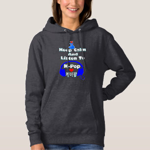 ♪♥Keep Calm and Listen to KPop Classic Hoodie