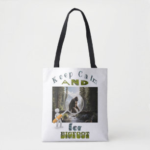 Keep Calm and Look for Bigfoot best bigfoot Tote Bag