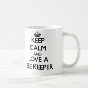 Keep Calm and Love a Bee Keeper Coffee Mug